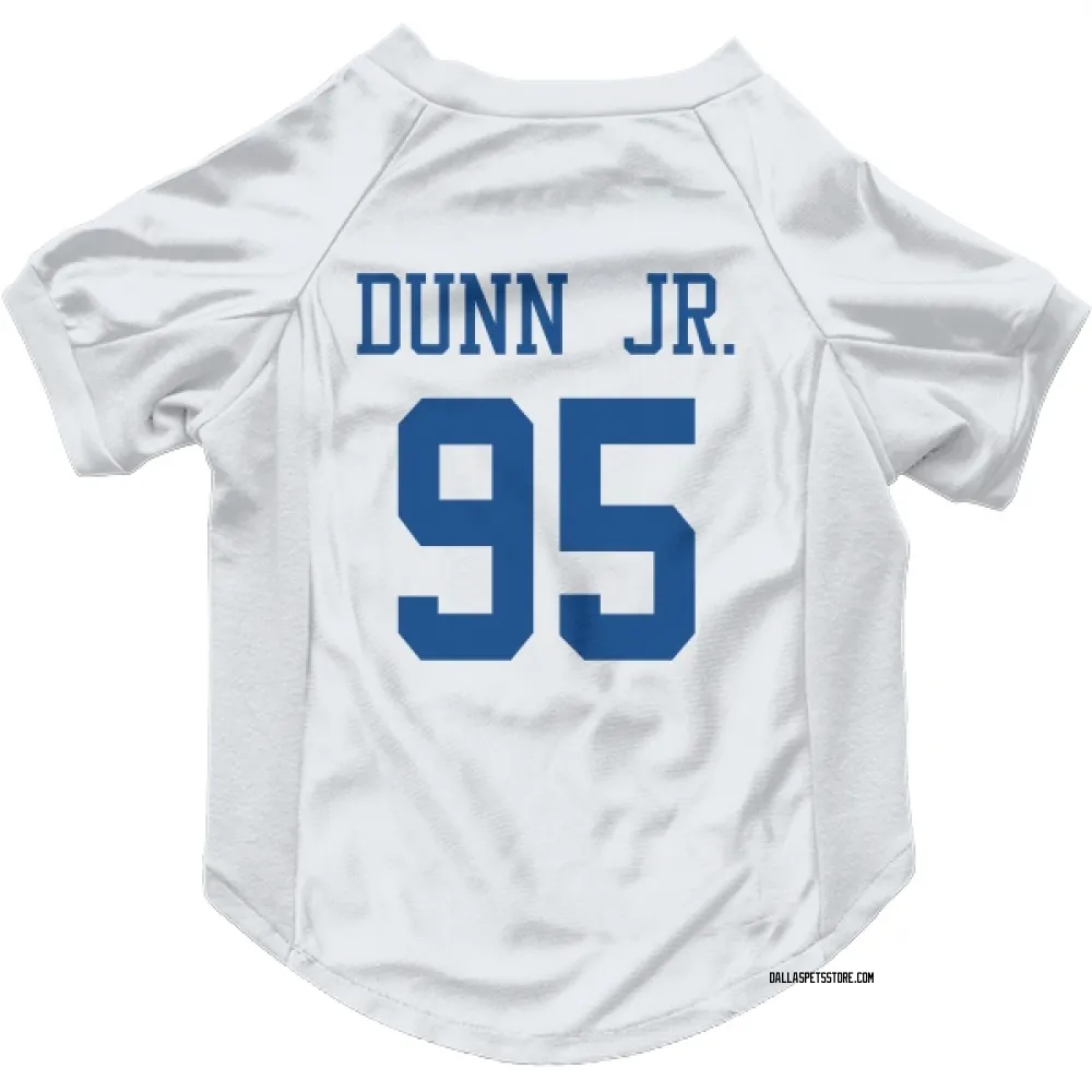Dallas Cowboys Tommy Dunn Jr. White Pet Jersey for Dog & Cat