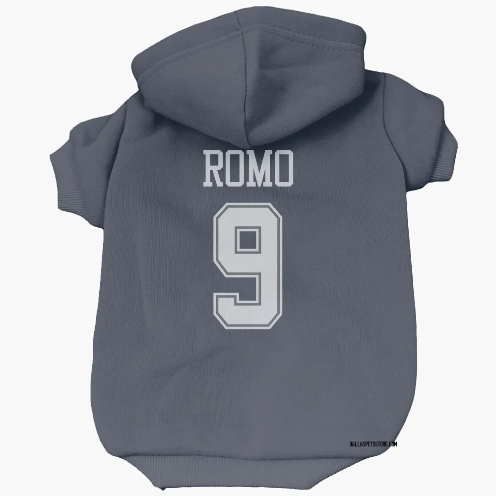 Dallas Cowboys Tony Romo Navy Pet Hoodie for Dog & Cat
