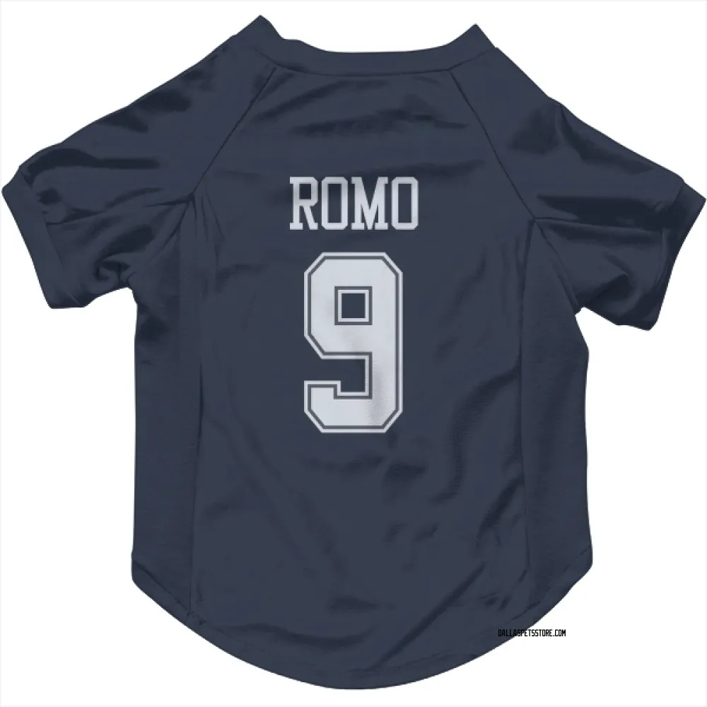 Dallas Cowboys Tony Romo Navy Pet Jersey for Dog & Cat