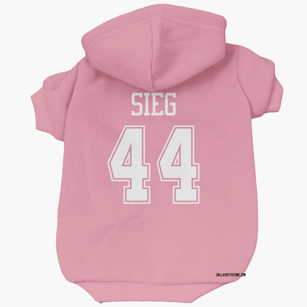 Dallas Cowboys Trent Sieg Pink Pet Hoodie for Dog & Cat