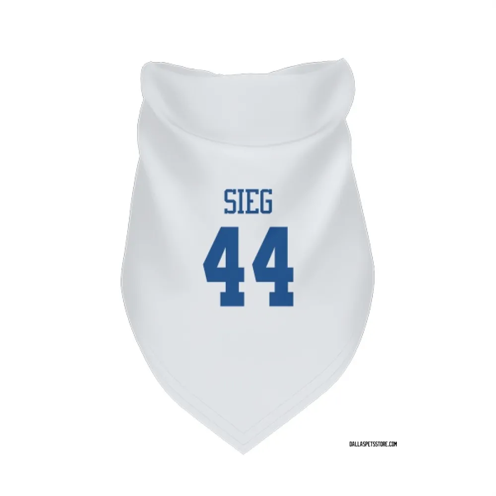 Dallas Cowboys Trent Sieg White Pet Bandana for Dog & Cat