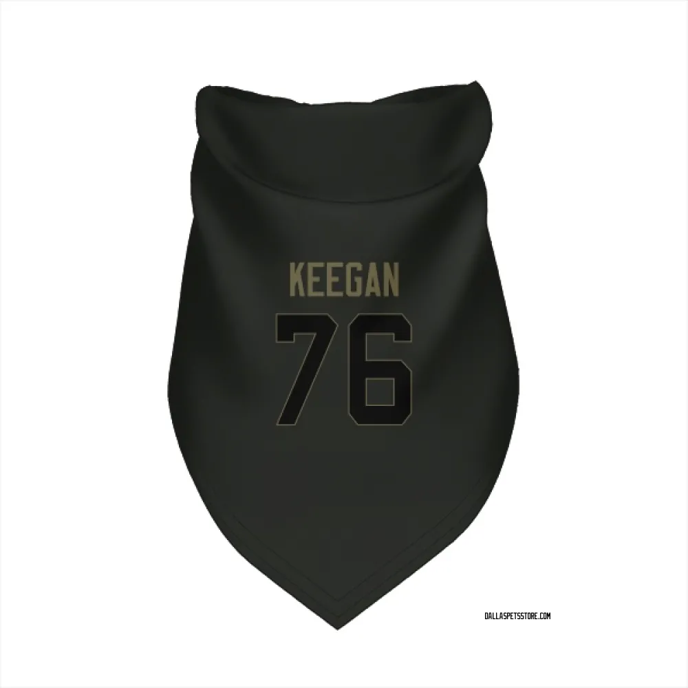 Dallas Cowboys Trevor Keegan Black Service Pet Bandana for Dog & Cat