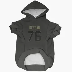 Dallas Cowboys Trevor Keegan Black Service Pet Hoodie for Dog & Cat