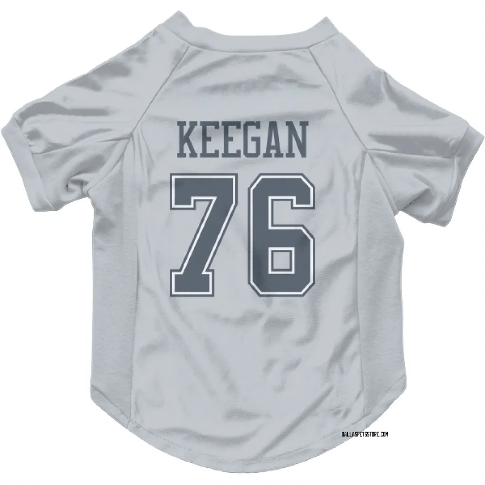Dallas Cowboys Trevor Keegan Gray Pet Jersey for Dog & Cat