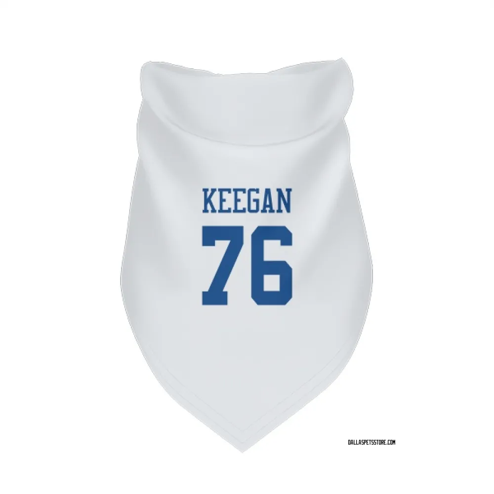 Dallas Cowboys Trevor Keegan White Pet Bandana for Dog & Cat