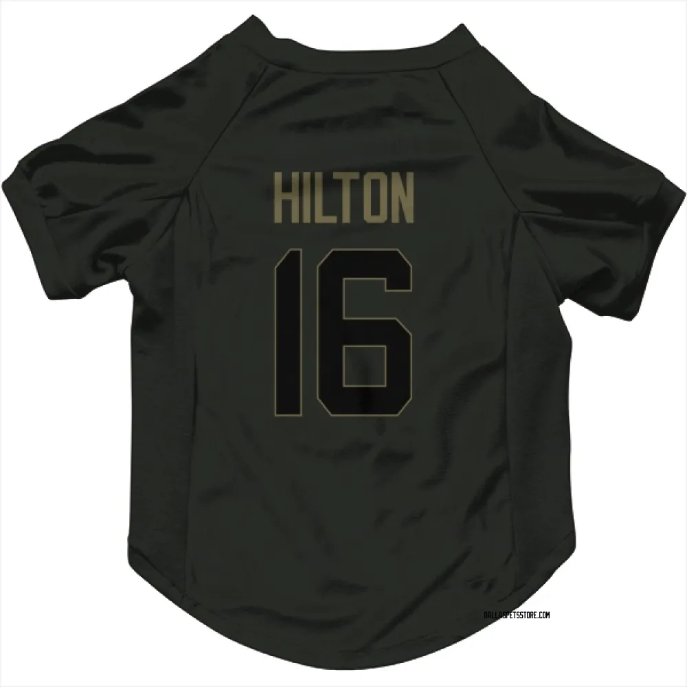 Dallas Cowboys T.Y. Hilton Black Service Pet Jersey for Dog & Cat
