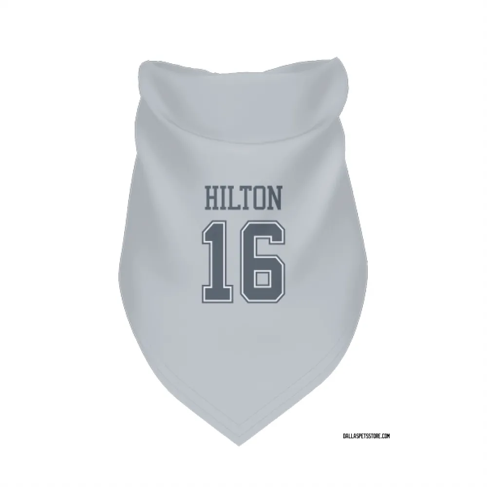 Dallas Cowboys T.Y. Hilton Gray Pet Bandana for Dog & Cat