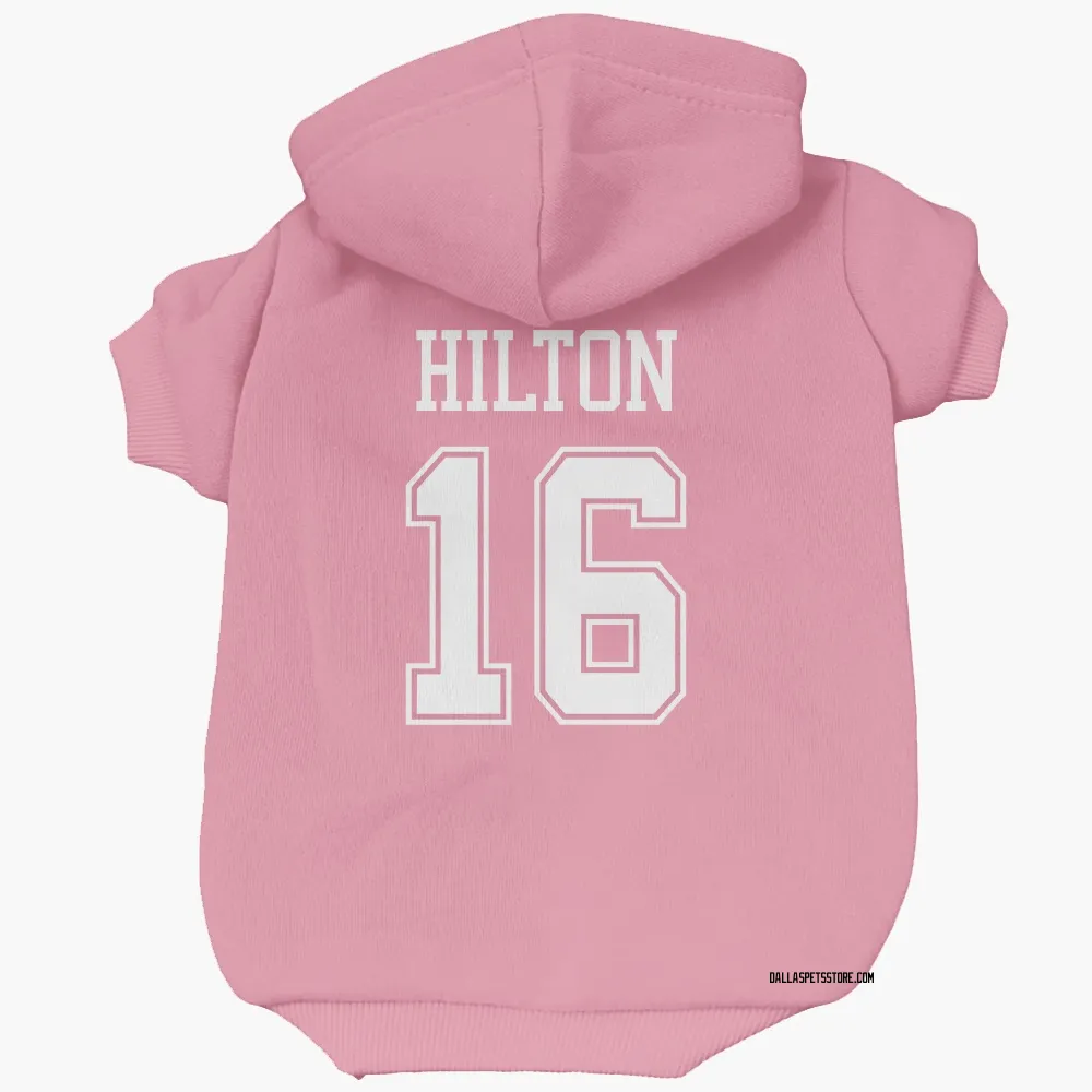Dallas Cowboys T.Y. Hilton Pink Pet Hoodie for Dog & Cat