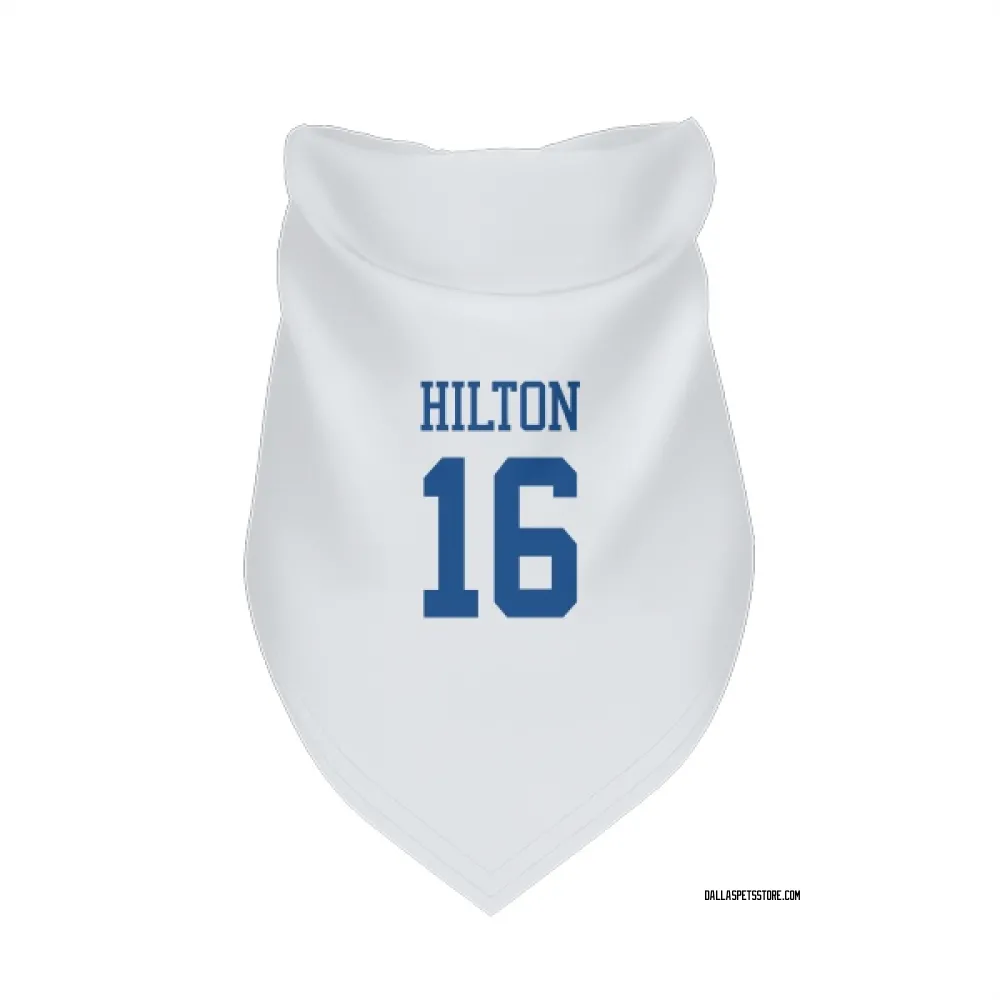 Dallas Cowboys T.Y. Hilton White Pet Bandana for Dog & Cat