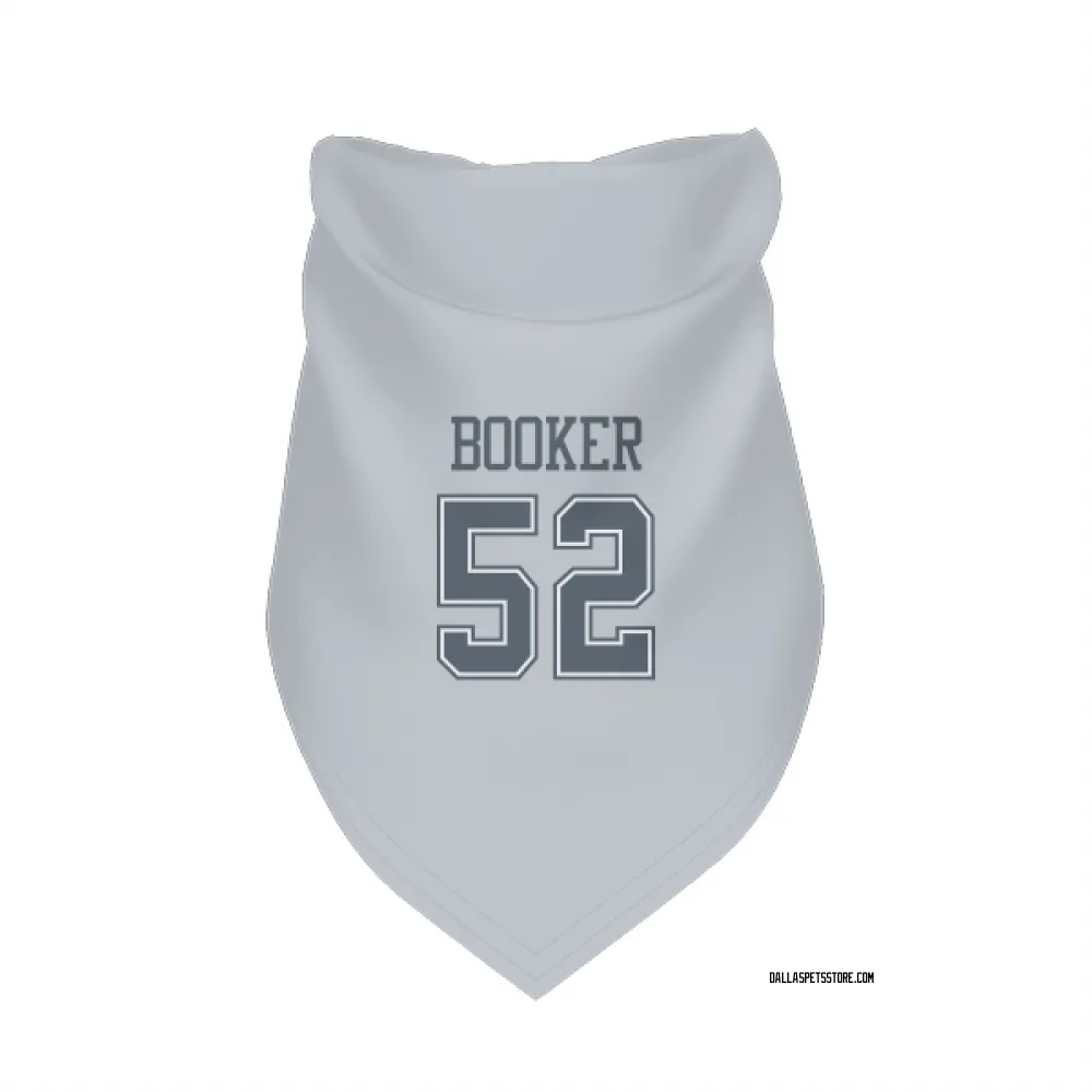 Dallas Cowboys Tyler Booker Gray Pet Bandana for Dog & Cat
