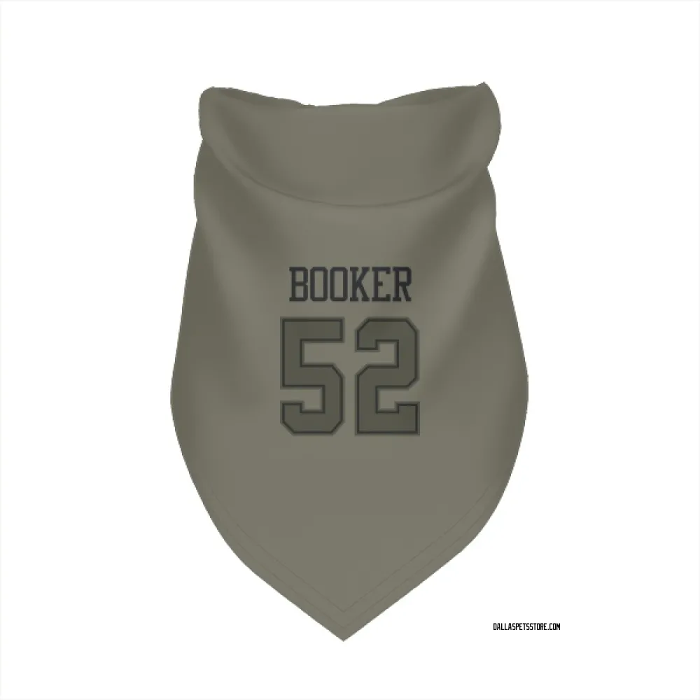 Dallas Cowboys Tyler Booker Olive Pet Bandana for Dog & Cat