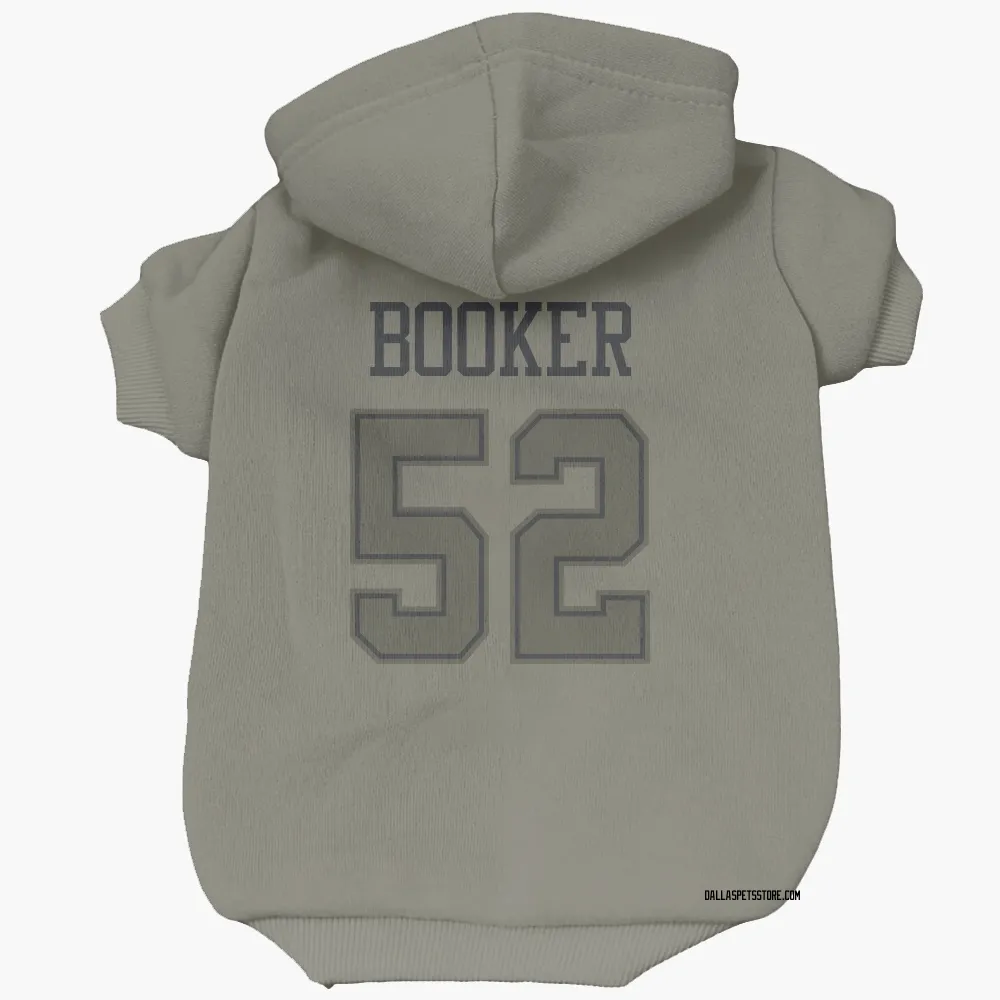 Dallas Cowboys Tyler Booker Olive Pet Hoodie for Dog & Cat