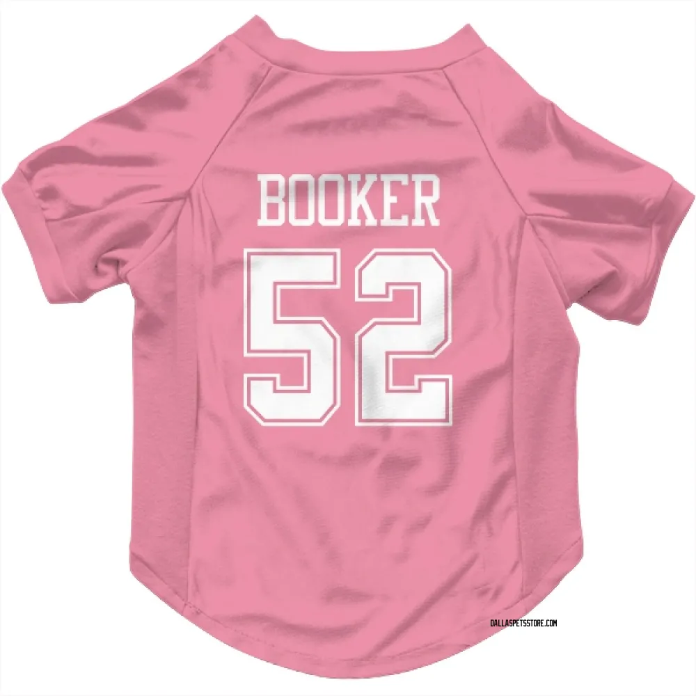 Dallas Cowboys Tyler Booker Pink Pet Jersey for Dog & Cat