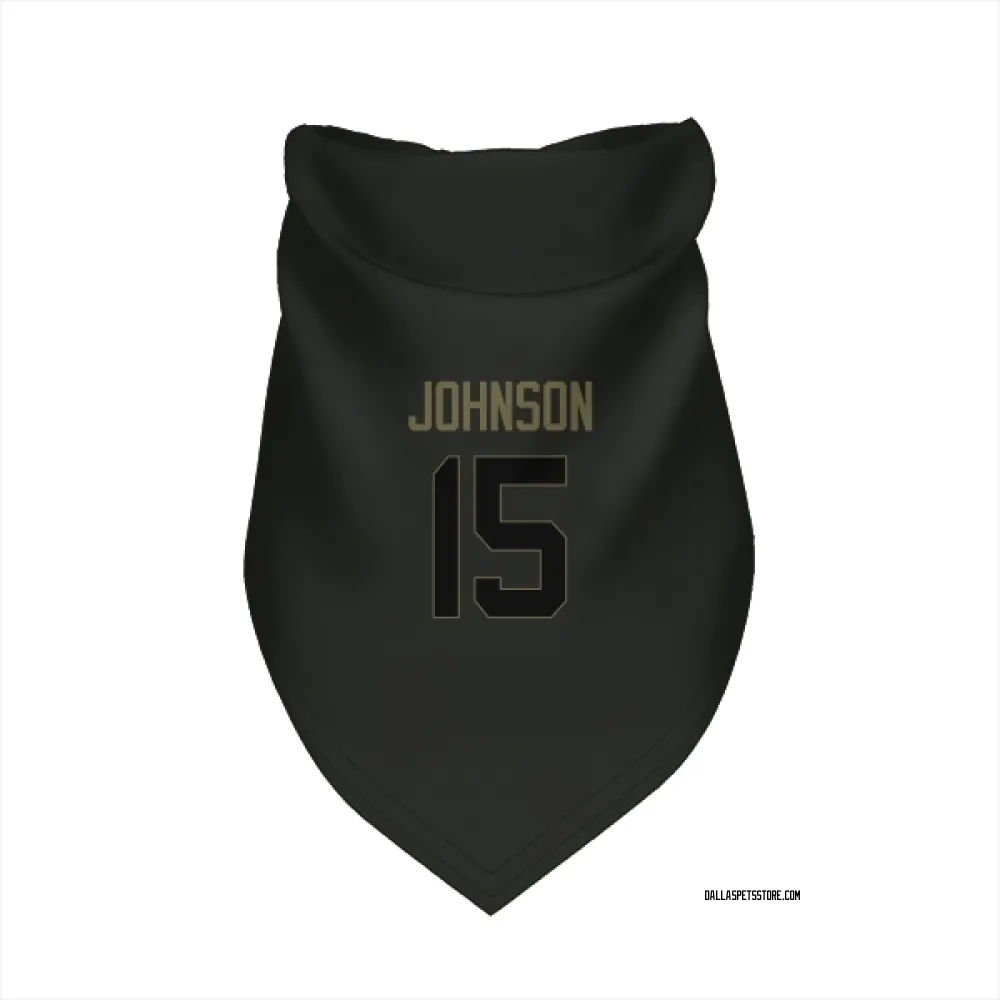 Dallas Cowboys Tyler Johnson Black Service Pet Bandana for Dog & Cat