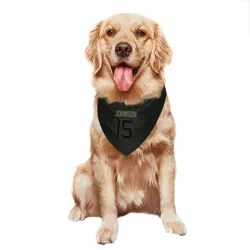 Dallas Cowboys Tyler Johnson Black Service Pet Bandana for Dog & Cat
