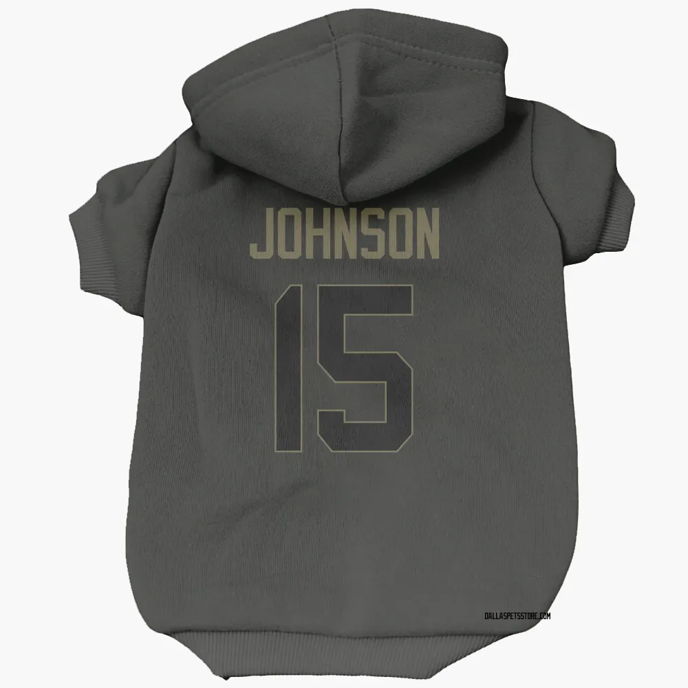 Dallas Cowboys Tyler Johnson Black Service Pet Hoodie for Dog & Cat