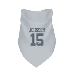 Dallas Cowboys Tyler Johnson Gray Pet Bandana for Dog & Cat